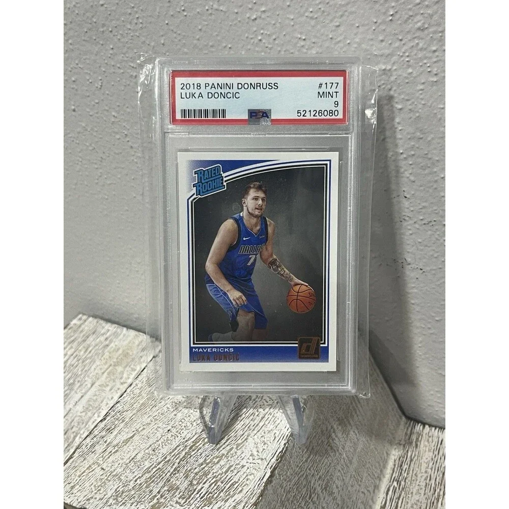 Luka Doncic 2018 Panini Donruss Rated Rookie #177 RC PSA 9 MINT Mavericks